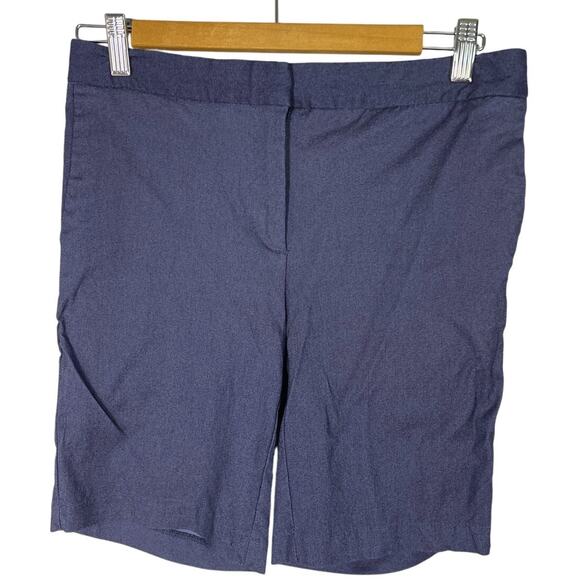 Mario Serrani Italy, Size 2, Navy Bermuda Shorts, Classic, Nylon, Sporty, EUC - Picture 1 of 7